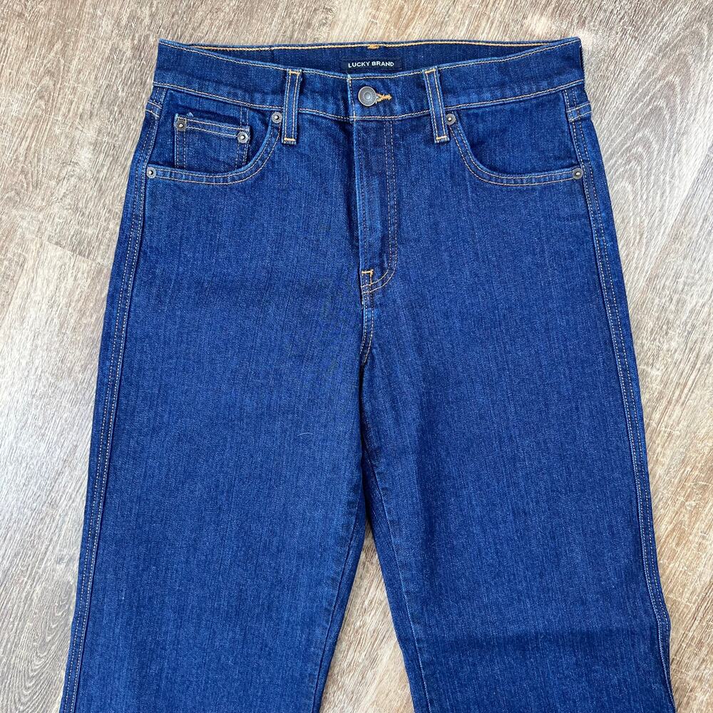 Lucky Brand mid rise authentic wide leg jean dark wash - Picture 4 of 6
